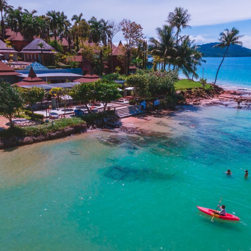 ภาพหน้าหาดพายเรือคายัค